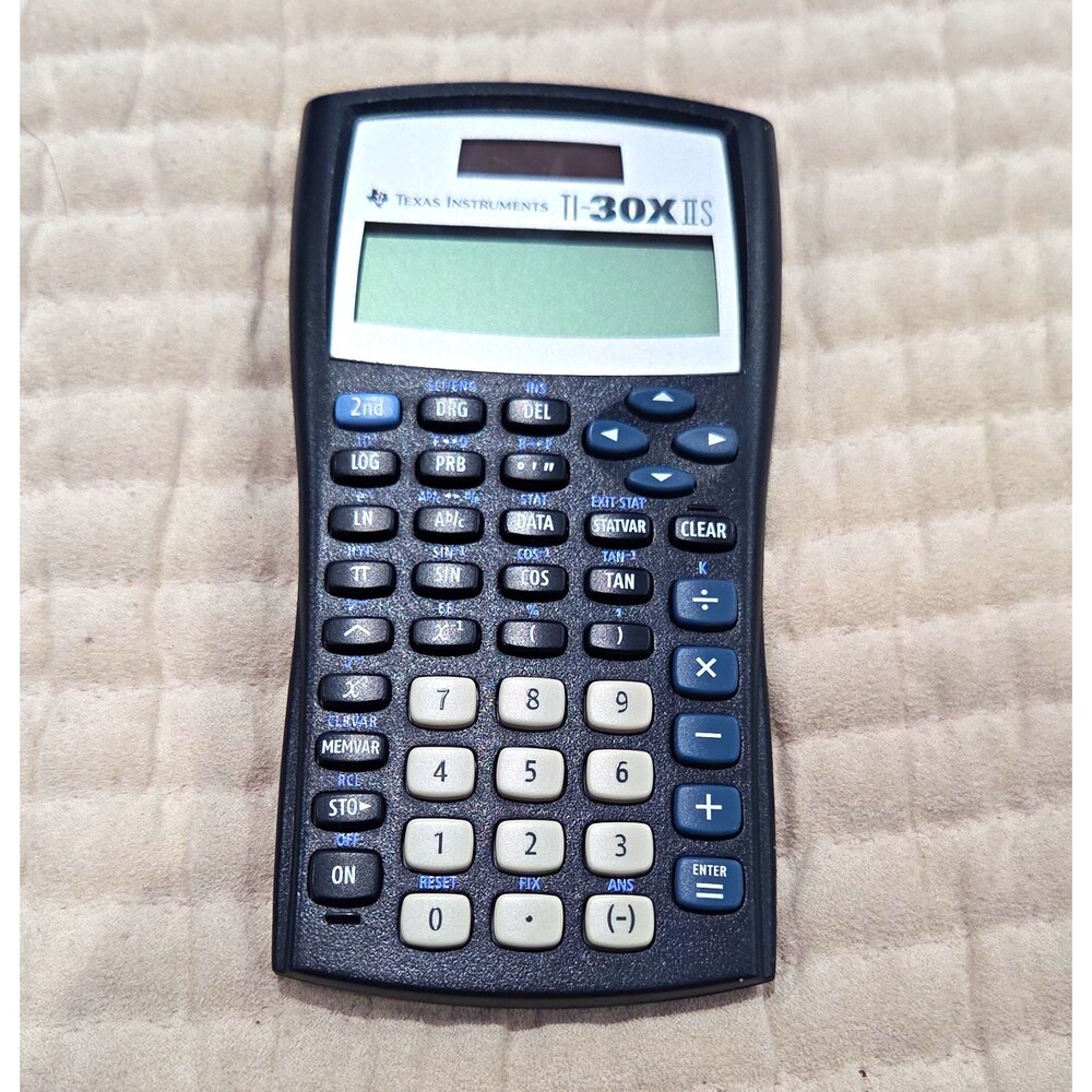 Texas Instruments TI-30X IIS Scientific Calculator LCD Battery/Solar w/ Cover